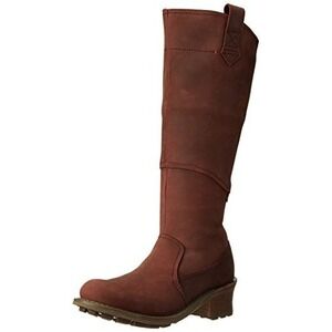 CAT Caterpillar Alexandria Engineer Boot Cedar Brown Leather Womens 9 UK 7 EU 40
